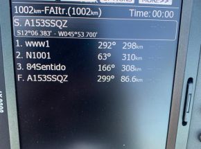 Recorde de Velocidade em Triangulo FAI 1000 km